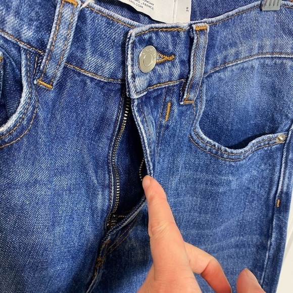 IRO SLATE HIGH WAIST JEANS IN COUNTRY MID BLUE - Picture 11 of 11